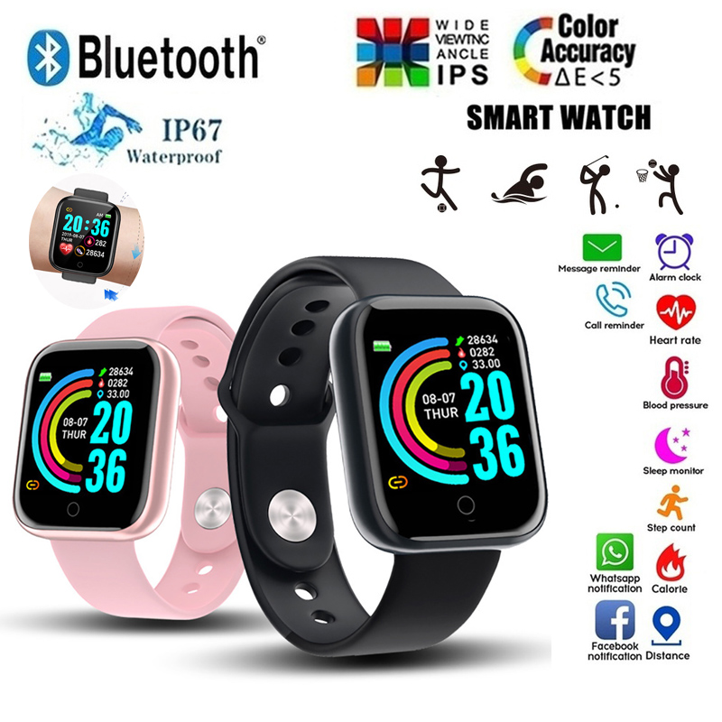 Smartwatch Faces - D20 Smart Horloge Waterdicht Fitness Tracker