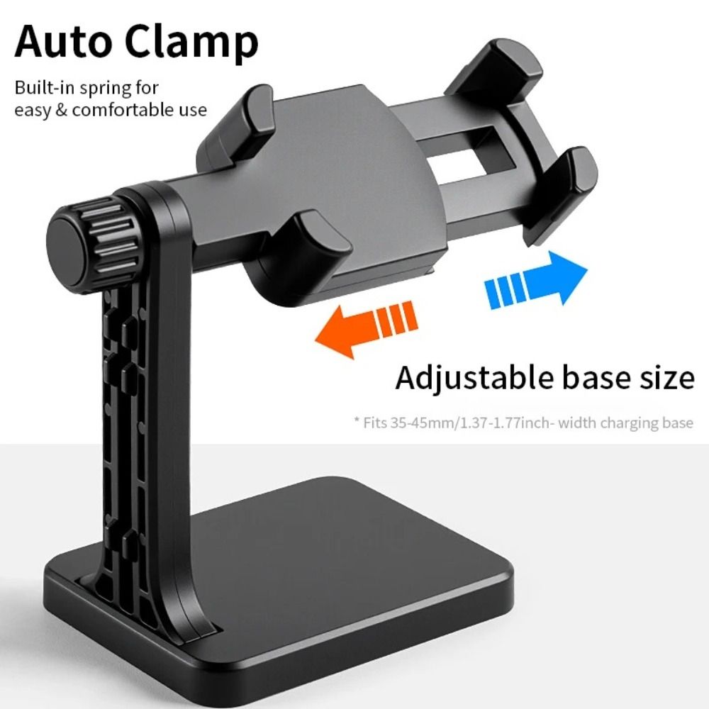 Watch Charging Dock - Stabiele plastic horloge-oplaadstandaard met kabelopbergruimte, bureauhouder,