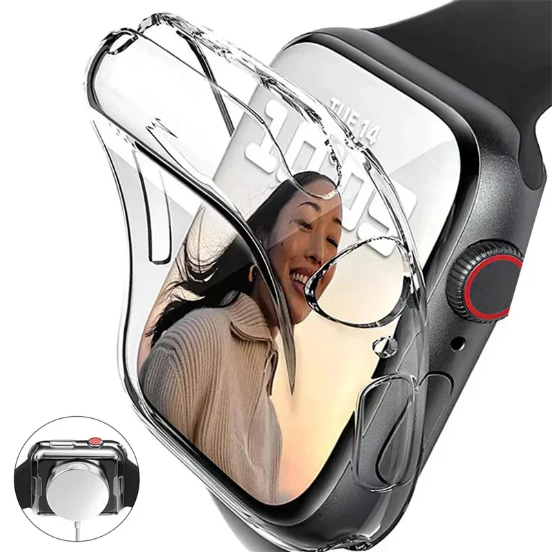 Smartwatch Case - Zachte TPU-schermbeschermer voor Apple Watch 10
