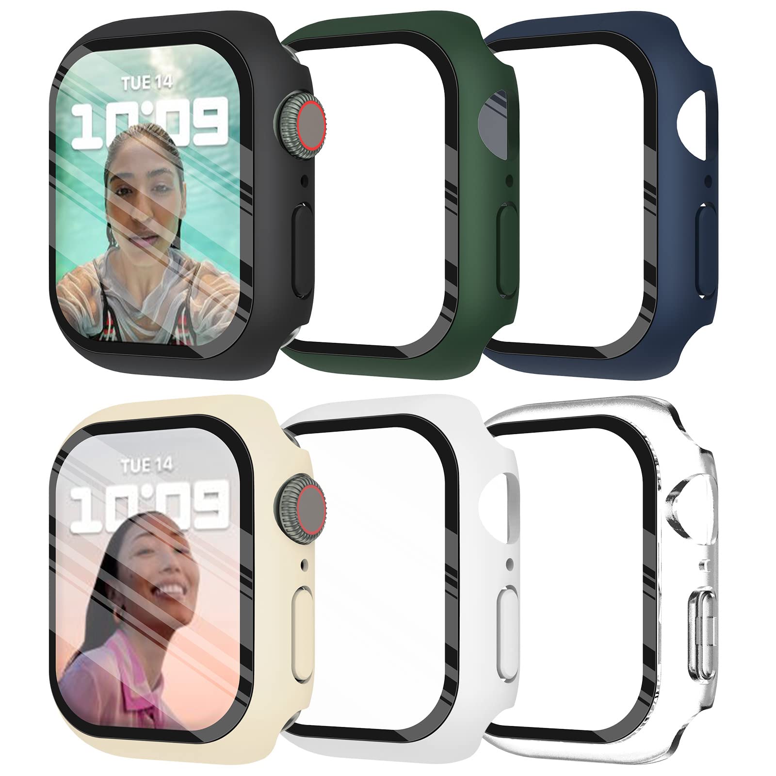 Apple Smartwatch Accessories - Gehard glas + cover voor Apple