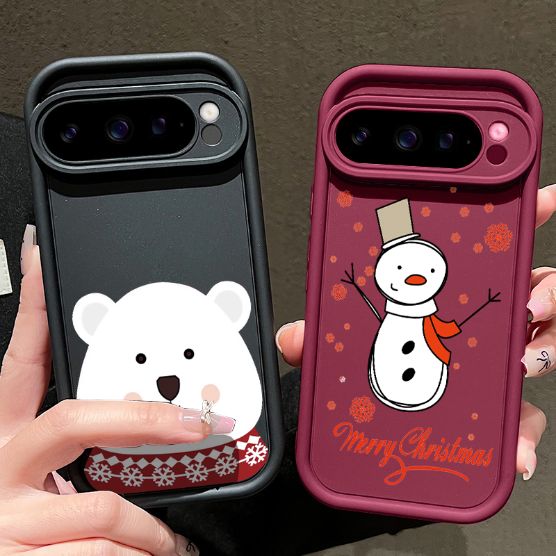 Google Pixel 9 - Kerstcadeau: telefoonhoesje van TPU met patroon