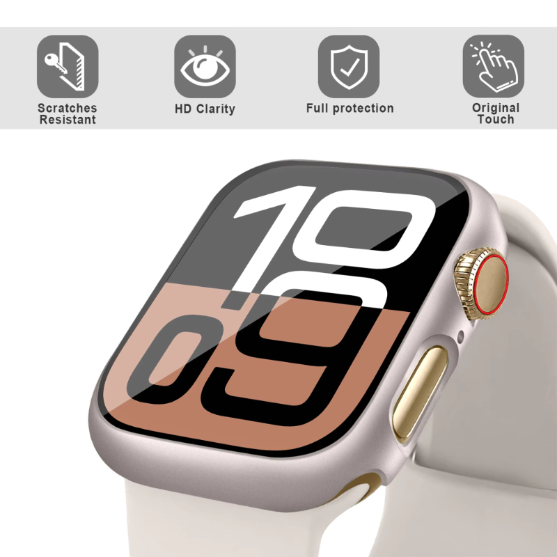 Gehard glas + behuizing voor A - Apple Smartwatch Accessories recensie en prijs