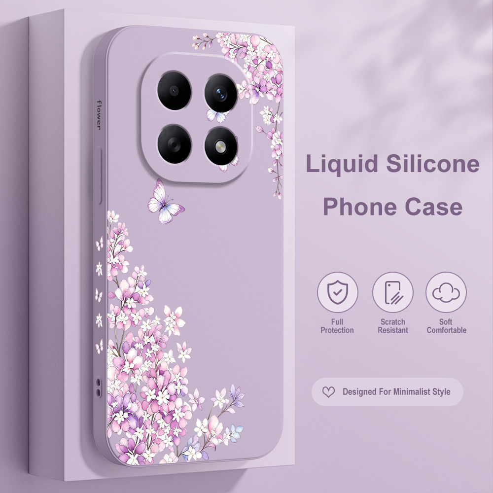 Violet Bloemen Telefoonhoesje  - Xiaomi Redmi Note 13 recensie en prijs