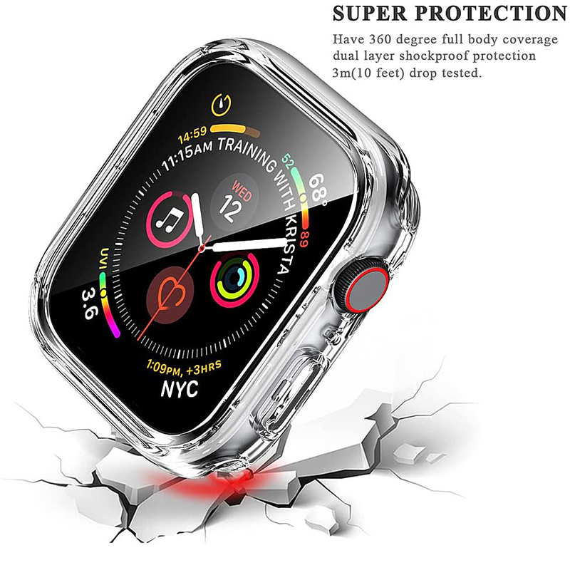 Gehard glas + cover voor Apple - Apple Smartwatch Accessories recensie en prijs