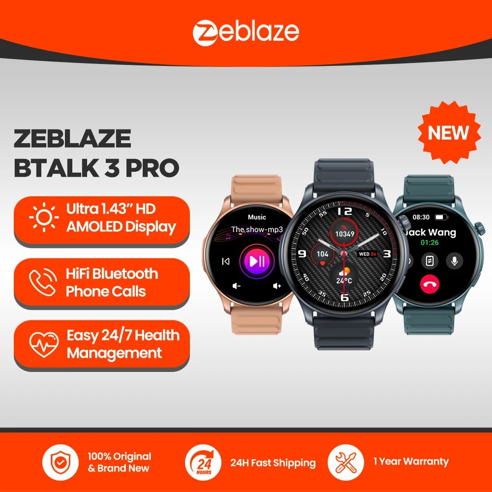 Nieuwe Zeblaze Btalk 3 PRO 1.4 - Smartwatch X2 recensie en prijs