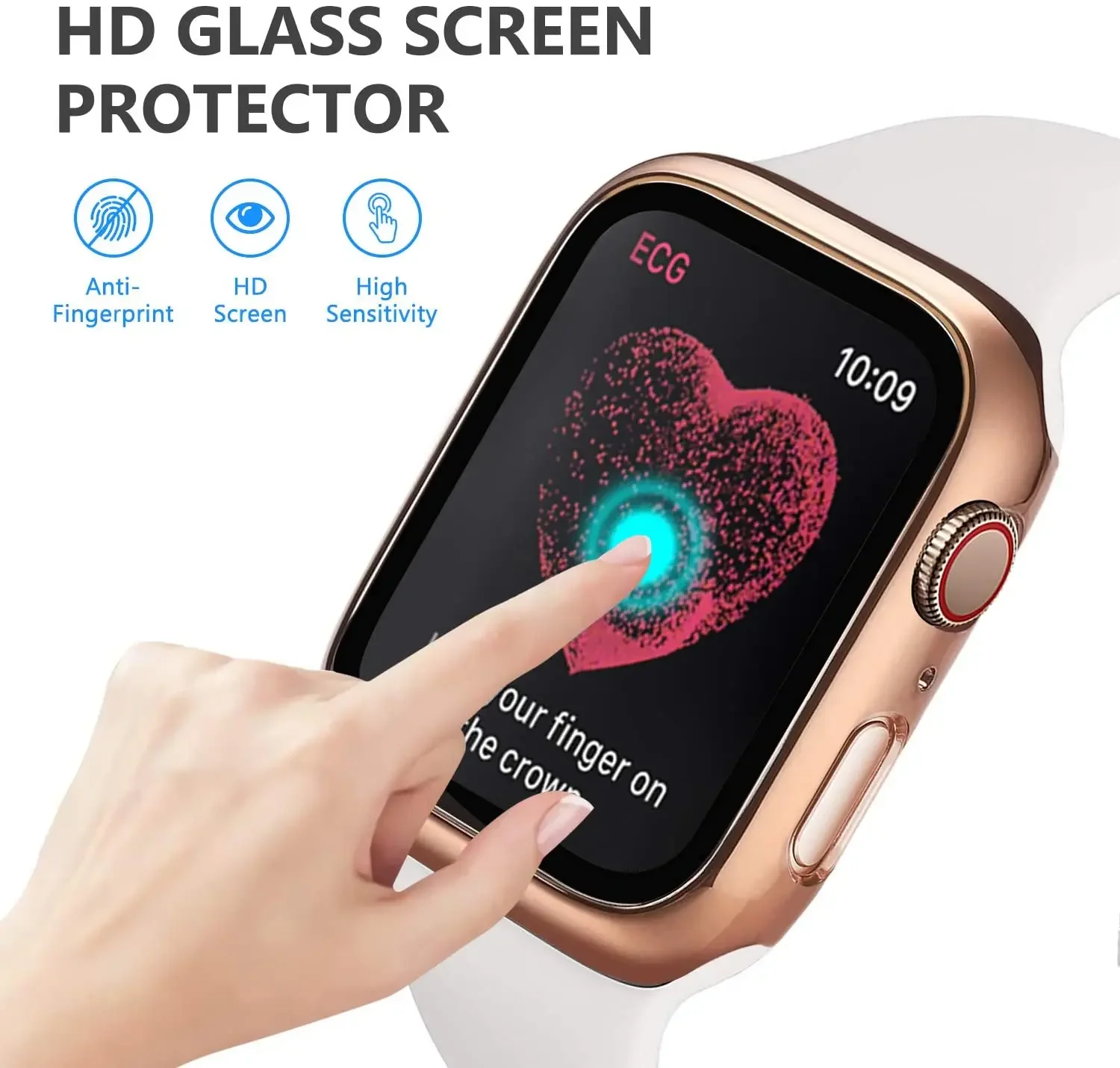 Gehard glas + cover voor Apple - Apple Smartwatch Accessories recensie en prijs