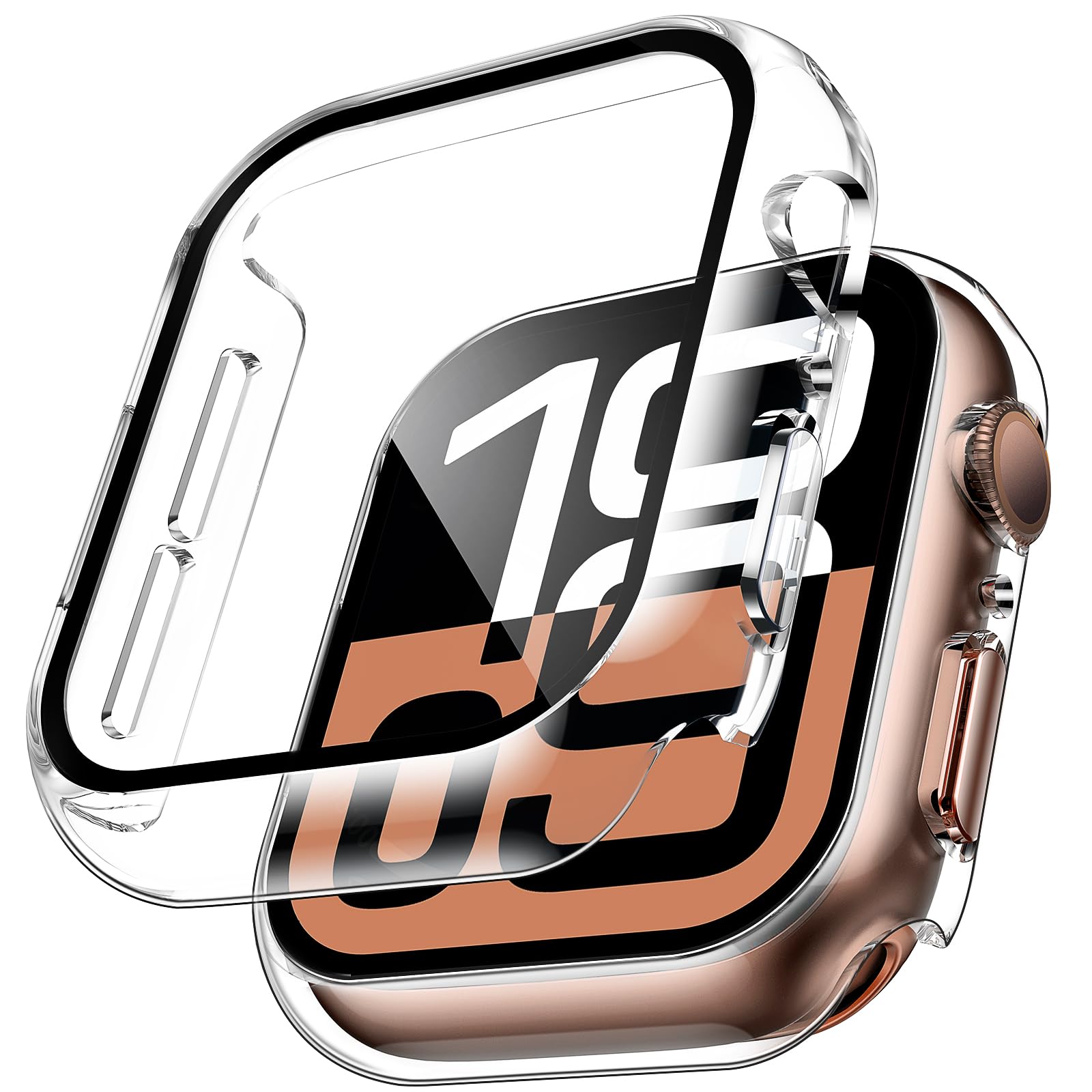2 stuks Gehard Glas Case Voor  - Smartwatch Case recensie en prijs