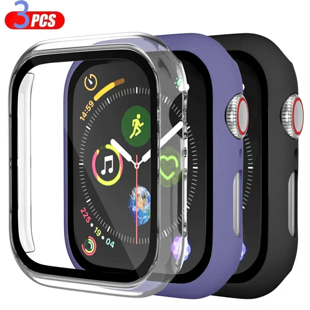 3pack Glas + cover Voor Apple  - Apple Smartwatch Accessories recensie en prijs